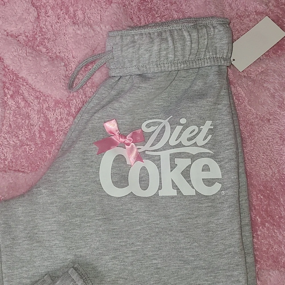 Diet Coke Sweatpants 🎀 Boot Cut 🎀 Pink Bow 🎀 Viral 🎀
